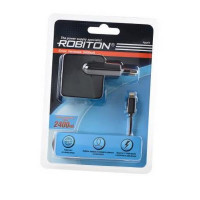 Адаптер/блок питания ROBITON App05 Charging Kit 2.4A iPhone/iPad (100-240V) BL1