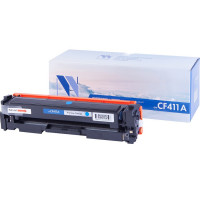 NV Print NVP-CF411AC Картридж совместимый NV-CF411A Cyan для HP Color LaserJet Pro M377dw /  M477fdn /  M477fdw /  M477fnw /  M452dn /  M452nw (2300k)