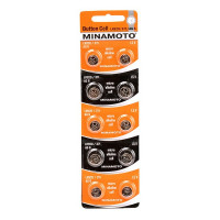 MINAMOTO Button Cell AG6 BL10 Батарейка ПОШТУЧНО Уценка: использовать до 12/2018
