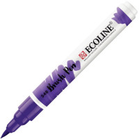 Маркер акварельный Royal Talens Ecoline Brush Pen, художественный, кисть, цвет 548 сине-фиолетовый (Royal Talens 11505480)