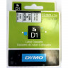 DYMO S0720530 Картридж с лентой DYMO 12 мм х 7 м. , пластик, черный на белой ленте
