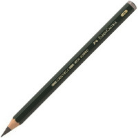 Карандаш чернографитный Faber-Castell CASTELL 9000 JUMBO 2B, утолщенный (Faber-Castell 119302)