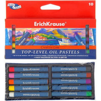Пастель Erich Krause масляная круглая, набор 10 цветов (Erich Krause EK 39115) Пастель Erich Krause масляная круглая, набор 10 цветов (Erich Krause EK 39115)