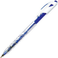 Ручка шариковая автоматическая Flexoffice Trendee, 0,5  мм., корпус прозрачно-синий, цвет чернил Синий, 1 шт. (FLEXOFFICE FO-019 BLUE 1PCS)