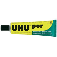 Клей для Пористых пластиков UHU Por, быстросхватывающий, контактный, 5 гр. (UHU 45950) EOL