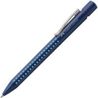 Ручка шариковая автоматическая Faber-Castell GRIP 2010 M цвет: синий, стержень: синий (Faber-Castell 243902)