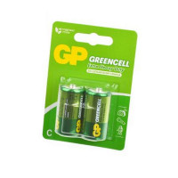 Батарейка GP Greencell GP14G-2CR2 R14 BL2 (Комплект 2 шт.)