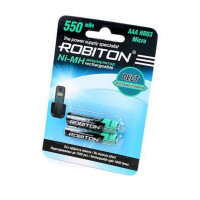 Аккумулятор ROBITON DECT 550MHAAA-2 BL2 (Комплект 2 шт.)