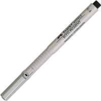 Ручка капиллярная Faber-Castell Ecco Pigment 0,4 мм, черная (Faber-Castell 166499)