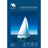 NV Print NVP-180Gl4Rs50 Глянцевая фотобумага для струйной печати 180 г / м2 4R(100mmx150mm) 50 листов NV Print NVP-180Gl4Rs50 Глянцевая фотобумага для струйной печати 180 г / м2 4R(100mmx150mm) 50 листов