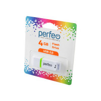 Носитель информации PERFEO PF-C11W004 USB 4GB C11 белый BL1