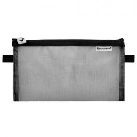 Пенал-конверт BRAUBERG, сетка, 22x10 см, черный, 272237 Пенал-конверт BRAUBERG, сетка, 22x10 см, черный, 272237