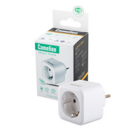 Розетка Camelion Smart Home BNS/SH-1/16A/WIFI 16A с/заз 4000Вт, WiFI+счетчик+измерение мощности BL1