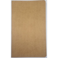 Блокнот 115 x 195 мм, 198 стр., клетка, канвас, светло-коричневый (00003830)