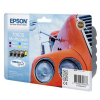 Epson C13T06354A10 Набор картриджей T0635 (4 цвета - CMYK) Epson Stylus C67/C87 CX3700/4100/4700 Уценка: использовать до 09.2015