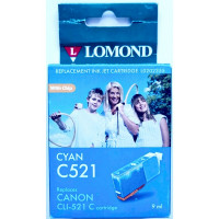 Lomond L0202355 Совместимый картридж голубой CLI-521C для Canon PIXMA iP3600/MP540 (Lomond L0202355) Использовать до 12/2015