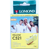 Lomond L0202357 Совместимый картридж желтый CLI-521Y для Canon PIXMA iP3600/MP540 (Lomond L0202357) Использовать до 11/2015