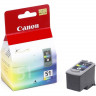 Canon 0618B001 Картридж цветной CL-51 для Canon PIXMA MP450/PM170/150/iP6220D/6210D/2200/1600 (увеличенный ресурс) Использовать до 07/2013