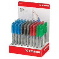 Ручка шариковая Stabilo Bille 508, 0,38 мм., цвет ассорти, 50 шт. в дисплее (STABILO 508/50)