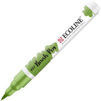 Маркер акварельный Royal Talens Ecoline Brush Pen, художественный, кисть, цвет 657 зеленая бронза (Royal Talens 11506570)