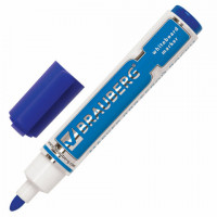 Маркер стираемый для белой доски СИНИЙ, BRAUBERG "Neo", 5 мм, с клипом, 150488 Маркер стираемый для белой доски СИНИЙ, BRAUBERG "Neo", 5 мм, с клипом, 150488