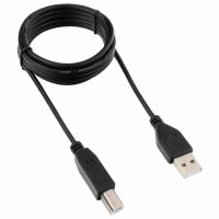Кабель USB 2.0 AM-BM, 1,8 м, ГАРНИЗОН, медь, черный, пакет, GCC-USB2-AMBM-1.8M, 14371 Кабель USB 2.0 AM-BM, 1,8 м, ГАРНИЗОН, медь, черный, пакет, GCC-USB2-AMBM-1.8M, 14371