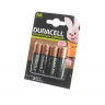 Аккумулятор DURACELL HR6 АА 2500мАч уже заряжены BL4 (Комплект 4 шт.)