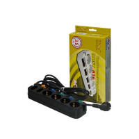 Сетевой удлинитель MOST ACTIVE А-16-ч 3м 6 розеток, черный BL1 Сетевой удлинитель MOST ACTIVE А-16-ч 3м 6 розеток, черный BL1