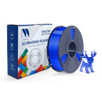 NV Print NVP-3D-PLA-TRANSP-BLUE Филамент PLA Transparent Blue для 3D печати диаметр 1.75мм длина 330 метров масса 1 кг NV Print NVP-3D-PLA-TRANSP-BLUE Филамент PLA Transparent Blue для 3D печати диаметр 1.75мм длина 330 метров масса 1 кг