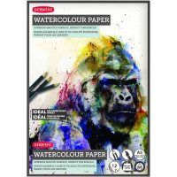 Альбом Derwent Watercolour Paper для акварельных карандашей, A5 (14,8*21 см), 300 г/м2, 12 л, склейка по короткой стороне (Derwent 2301969) 