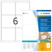 HERMA 9630 top-high-speed Этикетки самоклеющиеся Полиэстровые А4, 99.1 x 93.1, цвет: Белый, клей: перманентный, для печати на: лазерных аппаратах, в пачке: 100 листов/600 этикеток HERMA 9630 top-high-speed Этикетки самоклеющиеся Полиэстровые А4, 99.1 x 93.1, цвет: Белый, клей: перманентный, для печати на: лазерных аппаратах, в пачке: 100 листов/600 этикеток