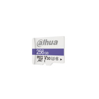 Dahua DHI-TF-C100 / 256GB Карта памяти Dahua 256GB MicroSD Card, Consumer Level Read speed up to 95 MB / s, Write speed up to 40 MB / s Speed Class C10, U3, V30 Operating Temperature 0~70°C, Storage Temperature -25~85°C TBW 40TB 7-year limited warranty