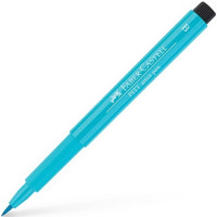 Ручка капиллярная Faber-Castell PITT Artist Pen, наконечник B (Brush), цвет 154 light cobalt turquoise (167454)