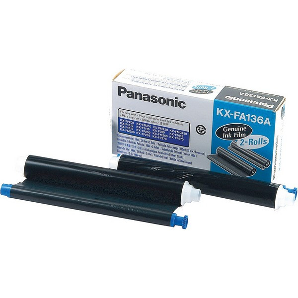 Panasonic KX-FA136A Термопленка Panasonic KX-FA136A for KX-F969/1010/1015/1110/1116/1810/1830 (Комплект 2 ролика по 100м)