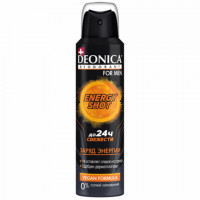 Дезодорант аэрозольный мужской 150 мл, DEONICA FOR MEN "ENERGY SHOT", 4650056492647S