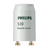 Стартер для люминесцентных ламп Philips Ecoclick starter S10 4-65W 220/240V (одноламповая схема подключения), 1 шт. (Philips S10)