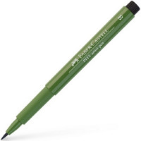 Ручка капиллярная Faber-Castell PITT Artist Pen, наконечник B (Brush), цвет 174 chromium green opaque  (167476)