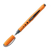 Ручка роллер Stabilo Bionic Worker, 0,5 мм., оранжевый корпус, цвет чернил: Черный (STABILO 2018/46)