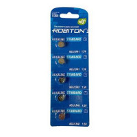 Батарейка ROBITON STANDARD R-AG3-0-BL5 (0% Hg) AG3 LR41 392 192 BL5