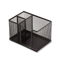 Подставка-органайзер для канцелярии ORANGE PEEL металлическая черная, 3 секции (ORANGE PEEL HY3721 BK) Подставка-органайзер для канцелярии ORANGE PEEL металлическая черная, 3 секции (ORANGE PEEL HY3721 BK)