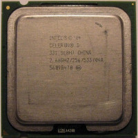 Процессор Socket 775 Intel Celeron D 331 SL8H7 2.66GHz/256/533/04A Уценка